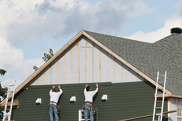 Professional Siding technician working in Stokesdale, NC